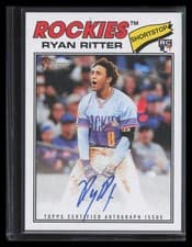 2026 Topps Heritage Real One Autographs Ryan Ritter #ROA-RR card