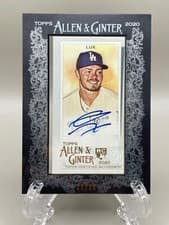2020 Topps Allen & Ginter Mini Autographs Gavin Lux #MA-GL