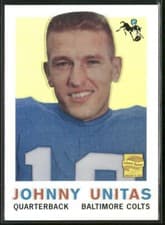 1957 Topps Reprint 2000 Topps Chrome Unitas Reprints card