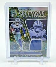 CeeDee Lamb 2021 Panini Spectra Sunday Spectacle card