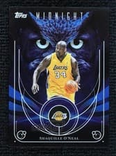 2025-26 Topps Midnight Night Owls Shaquille O'Neal #NO-14 card