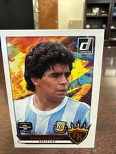 Diego Maradona 2025 Panini Donruss Road to FIFA Pitch Kings card