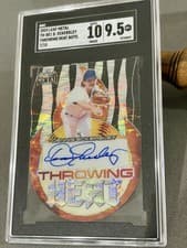 2024 Leaf Metal Throwing Heat Dennis Eckersley #TH-DE1 card