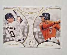 2025 Topps Dynamic Duals Base Set Shay Whitcomb / Jeremy Peña #23 card