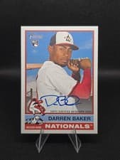 2025 Topps Heritage Real One Autographs Darren Baker #ROA-DB card
