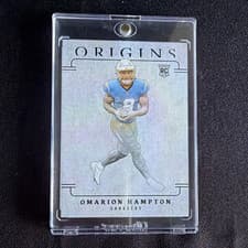 2025 Panini Origins Blank Slate Omarion Hampton #14 card