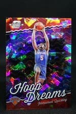 Immanuel Quickley 2020 Panini Contenders Optic Hoop Dreams card