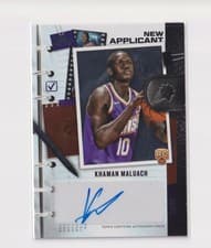 Khaman Maluach 2025-26 Topps New Applicants Autographs card