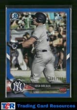 Josh Breaux 2018 Bowman Draft card