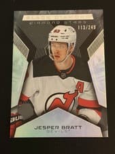 2025-26 Upper Deck Black Diamond Diamond Stars Jesper Bratt #BDS-JB card