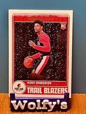 Scoot Henderson 2023 Panini Hoops card