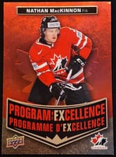 Nathan MacKinnon 2025 Upper Deck Tim Hortons Team Canada Program of Excellence card