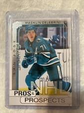 Macklin Celebrini 2024 Upper Deck Pros and Prospects card