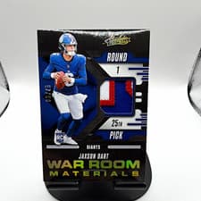 2025 Panini Absolute War Room Materials Jaxson Dart #WRM-JDT card