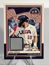 2025 Panini Stars & Stripes USA Materials Jamal George #USA-JG card