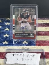 Colston Loveland 2025 Panini Origins Rookie Autographs card
