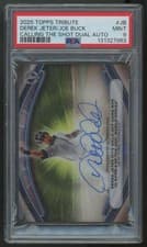 2025 Topps Tribute Calling The Shot Dual Autographs Derek Jeter / Joe Buck #CTSDA-JB card