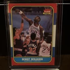 Benoit Benjamin 1986 Fleer card