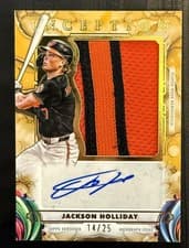 2025 Topps Inception Inception Autograph Jumbo Patch Jackson Holliday #IAJP-JH card