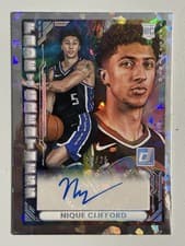 2025-26 Donruss Fade to Greatness Nique Clifford #9 card