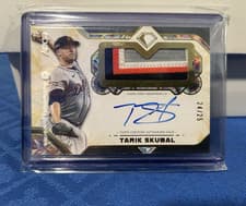 2025 Topps Diamond Icons Autographed Jumbo Patches Tarik Skubal #AJP-TS card