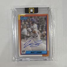 2025 Topps Update 1990 Topps Baseball Autographs Matt Shaw #90A-MSH card