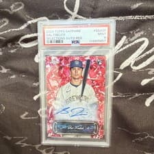 2024 Topps Chrome Sapphire Edition Selections Autographs Sal Frelick #SSA-SF card