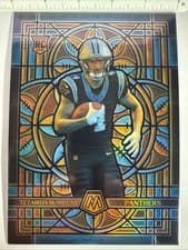 Tetairoa McMillan 2025 Panini Mosaic Stained Glass card