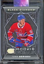 2025-26 Upper Deck Black Diamond Rookie Gems Ivan Demidov #RG-ID card