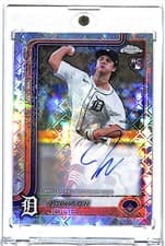 Jackson Jobe 2025 Topps Chrome Logofractor Edition Rookie Autographs card