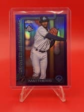 2025 Topps Pro Debut Chrome Brice Matthews #PDC-67 card