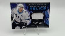 2025-26 Upper Deck Black Diamond Diamond Mine Relics Clayton Keller #DMR-CK