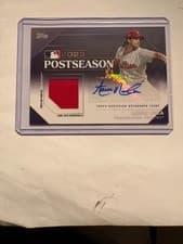 2024 Topps Postseason Performance Autograph Relic Aaron Nola #PPAR-AN card