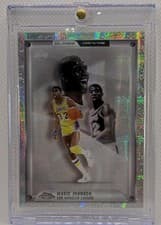 Magic Johnson 2025 Topps Chrome Glass Canvas card