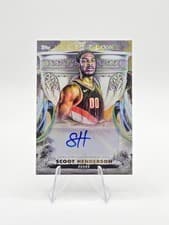2024-25 Topps Inception Grail Chasing Signatures Scoot Henderson #GCS-SH card