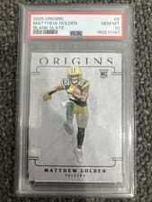2025 Panini Origins Blank Slate Matthew Golden #8 card
