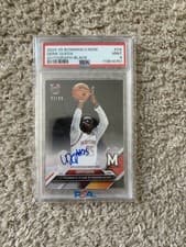 Derik Queen 2024-25 Bowman U Now Autographs Black card