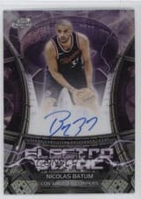 2025-26 Topps Cosmic Chrome Electro Static Signatures Nicolas Batum #ESS-NB card
