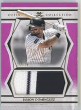 2025 Topps Definitive Collection Jumbo Relic Collection Jasson Domínguez #DJRC-JD card