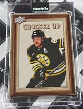 2024-25 Upper Deck Crossed Up David Pastrnak #CU-11 card