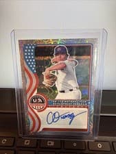 2025 Panini Stars & Stripes 16U/17U National Team Signatures Cole Dunlap #NTS-CD card