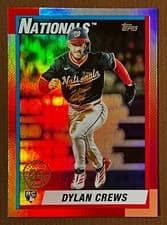 2025 Topps Update 1990 Topps Baseball Dylan Crews #U90-46 card