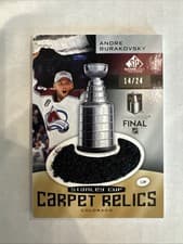 2024-25 SP Game Used 2022 Stanley Cup Carpet Relics Andre Burakovsky #SCC-20 card
