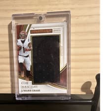 2025 Panini Immaculate Immaculate Standard Jerseys Ja'Marr Chase #47 card