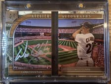 2025 Topps Museum Collection Atelier Autograph Book Card Will Clark #AABC-WC card
