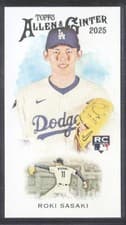 Roki Sasaki 2025 Topps Allen and Ginter 1889 N22 card