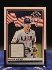 2025 Panini Stars & Stripes USA Materials Andrew Jimenez #USA-AJ card