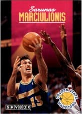 Sarunas Marciulionis 1992-93 SkyBox Base Set card