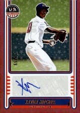 2025 Panini Stars & Stripes 18U National Team Signatures Xavier Mitchell #NTS-XM card