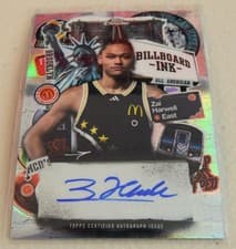2025 Topps Chrome McDonald's All American Billboard Ink Zai Harwell #BI-ZH card